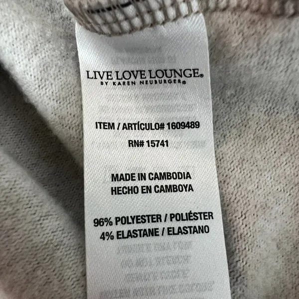 Live Love Lounge Star Print Women's Tank Sweater Size XL Stretch - Image 9