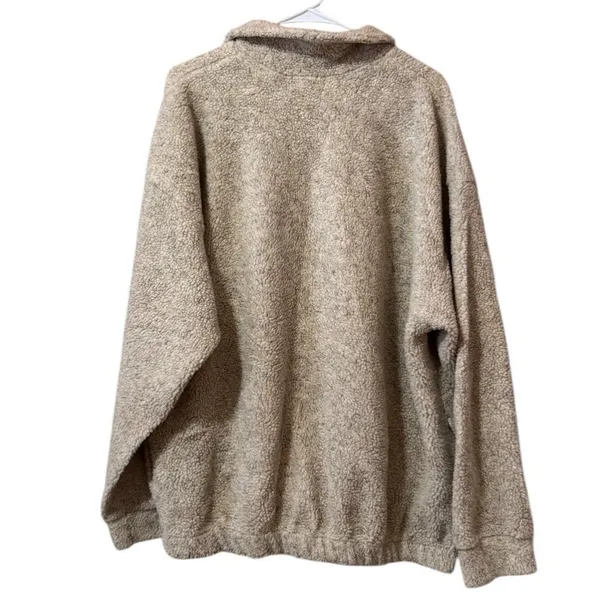 Art Unlimited Fleece Deer Pullover Sweater Sweatshirt Size Measured USA MADE VTG - Image 2