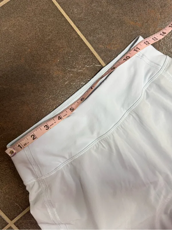 Lululemon Pace Rival Skirt Skort Midrise Pull On Extra Long Powder Blue 2 W8AAFS - Image 13