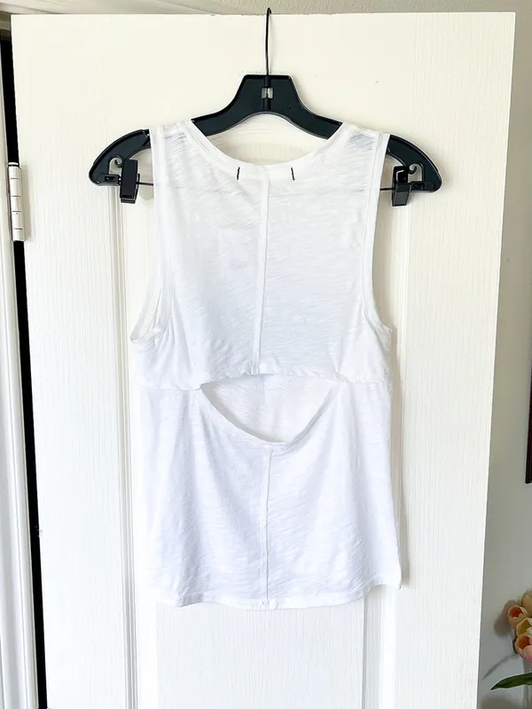 Free People Martine Surf Club Tank Graphic Slub Ivory‎ Combo XS NWT - Image 8