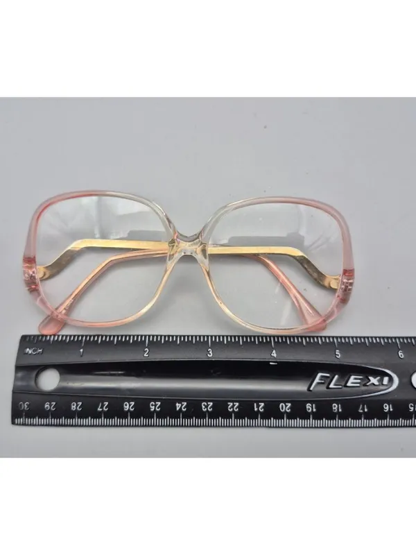 Vintage 1980s Magnivision +3.25 Reading Glasses Oversized Pink Retro Frames - Image 8