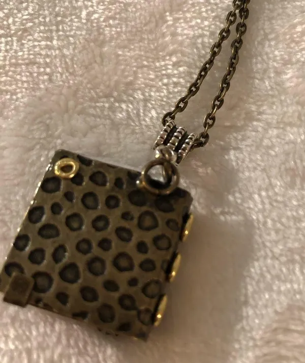Unique gear medal book necklace, one of the kind - Image 5