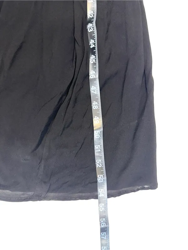 YFB Young Fabulous and Broke Black Sleeveless Twist Front Maxi Dress SMALL - Image 7