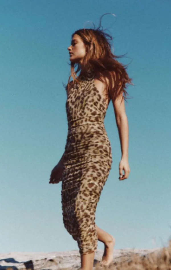 Zara Animal Print Dress - Image 2