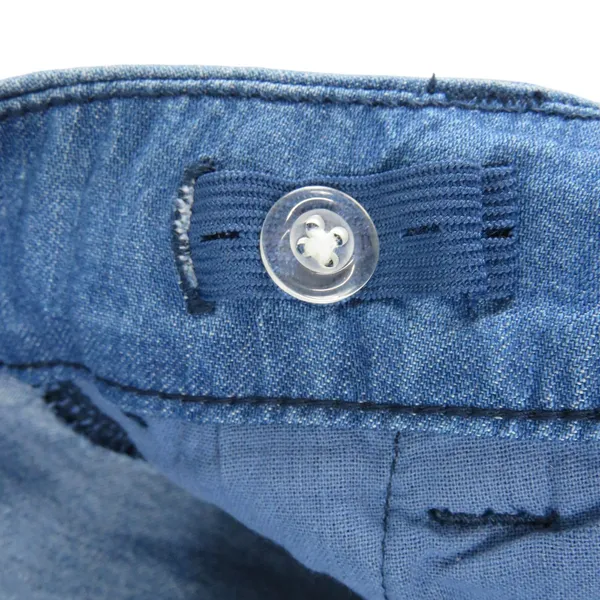 Old Navy Extra High Rise Wide Leg Jeans Dark Wash Denim Trousers Size 4 - Image 5