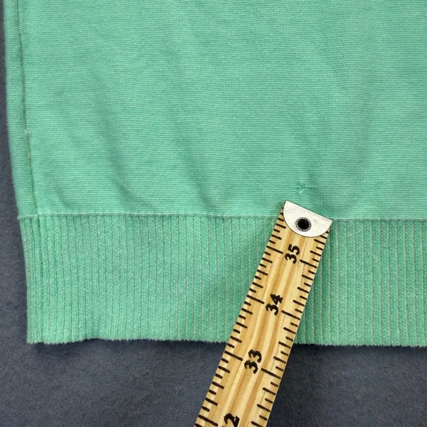 Madewell Womens Colorblock Raglan Sweater Mint Green Neon Yellow Size S‎ - Image 3