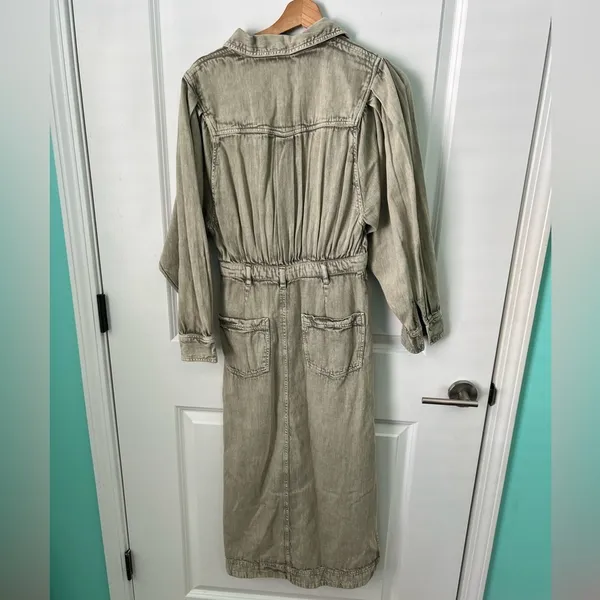 Free People Mad Love‎ Denim Midi Dress size Small BRAND NEW - Image 4