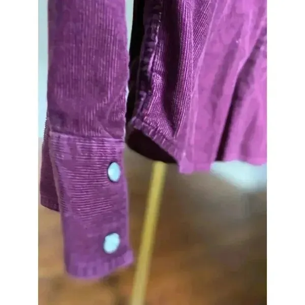 American Eagle Corduroy Button‎ Shacket Granola Girl Preppy Indie Easter Spring - Image 9