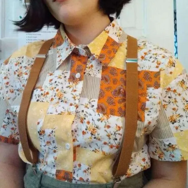 Brown Harness Suspenders Unisex Steampunk - Image 10