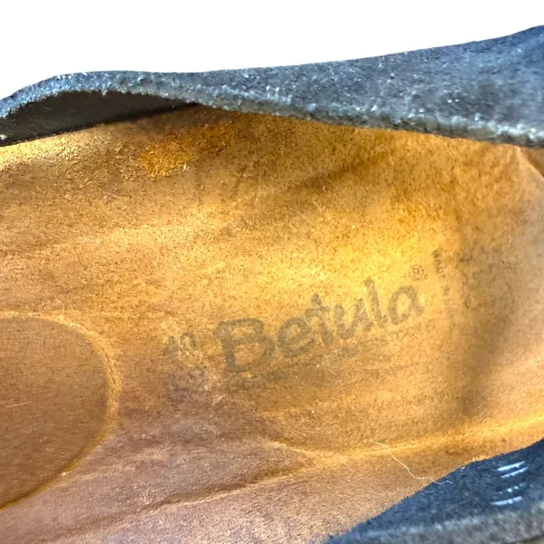 Birkenstock Betula Gizeh Thong Sandals Women's Size 40 Black Suede‎ Comfort Arch - Image 7