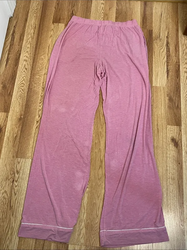 Victoria’s Secret Pink Wide-Leg Lounge Pants with Drawstring - Image 3