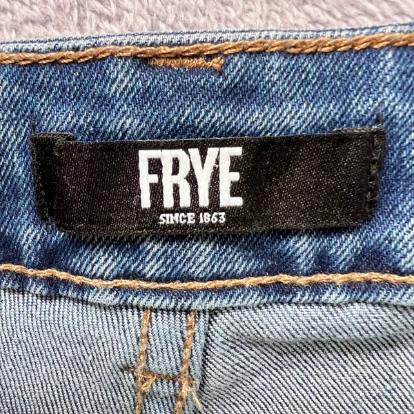 Frye Women's Jeans 10/30 Blue Denim Amari Wash High Rise Straight Leg Casual‎ - Image 6