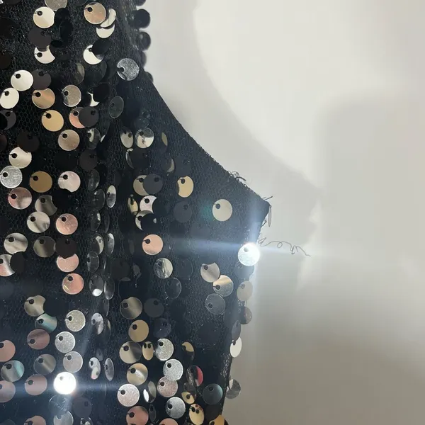 Banana Republic Black Sequin Dress Size‎ 2 - Image 7