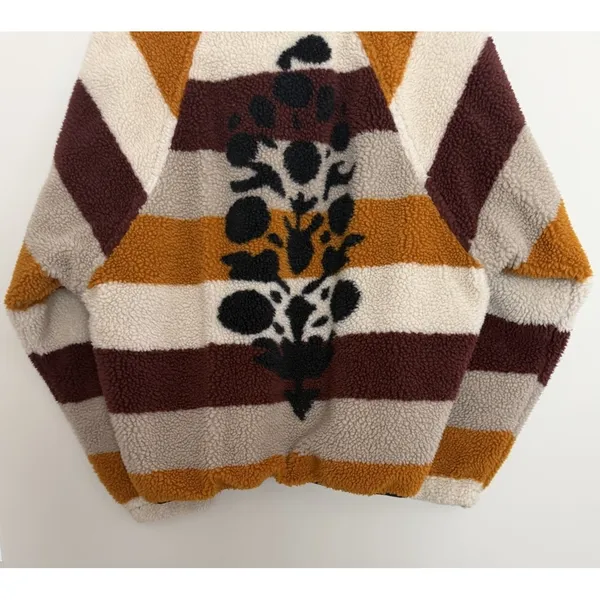 Free People Rocky Ridge Fleece Jacket Retro Gorpcore Women's Size Small - Image 6