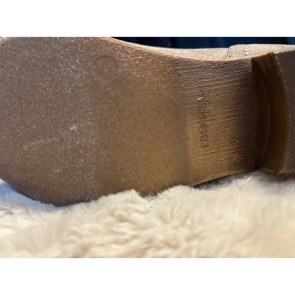 Grey Faux Suede Ankle Boots Pointed Toe Low Block Heel Rear Zip Size 6 - Image 5