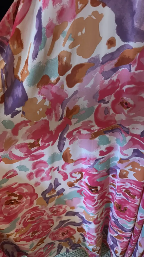 Pink Floral Maxi Petal and Pup Dress - Image 4