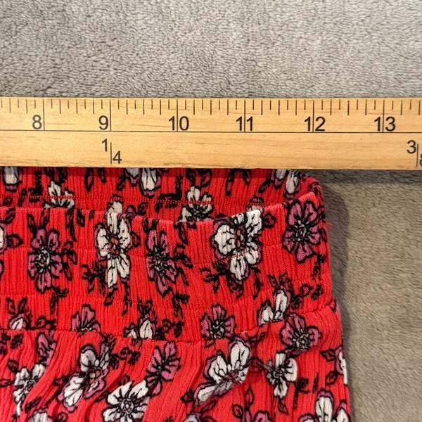 BOHO Patchwork Tiered‎ High Low Maxi Skirt Floral Ruffle Peasant Gypsy Size XS - Image 9