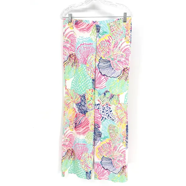 Lilly Pulitzer Georgia May Palazzo Pants Women M Multi Roar Of The‎ Seas Coastal - Image 5
