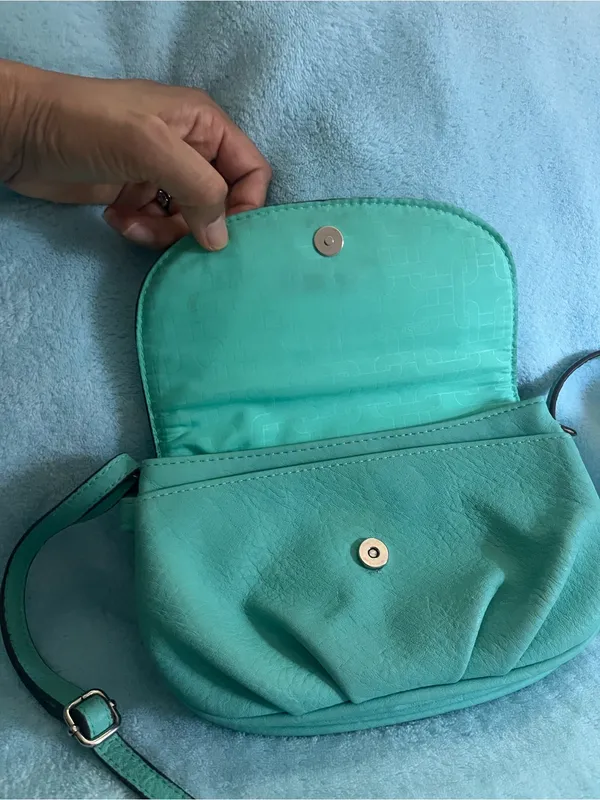 Rosetti Mint Green Crossbody with Branded Plaque - Image 5