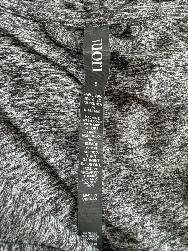 VUORI Halo Performance Full Zip Hoodie Size Small - Image 3