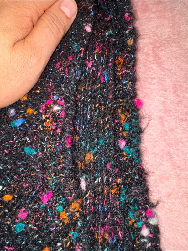 VTG Il Punto Di Firenze Made in Italy Speckled Confetti Knit Sweater Vest size M - Image 7