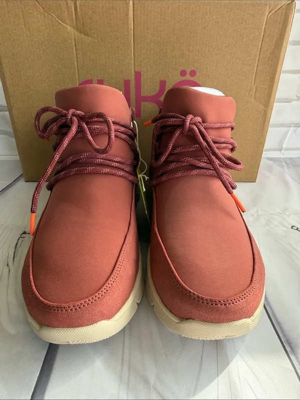 Ryka Women's Charisma Red Ochre Lace-Up Platform Ankle Boots - Image 3