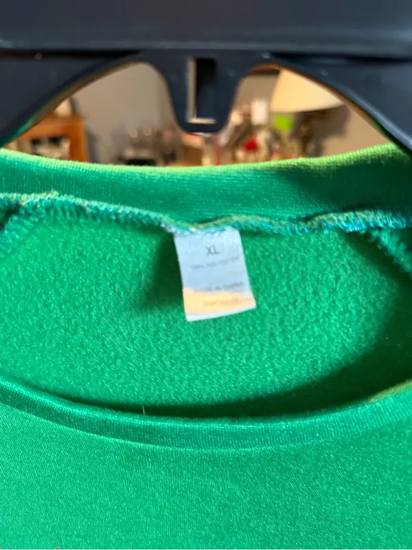 Green "MAGICAL" Sweatshirt with Pink Lettering Size XL - Image 2