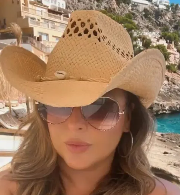 Straw cowboy hat Tan - Image 2