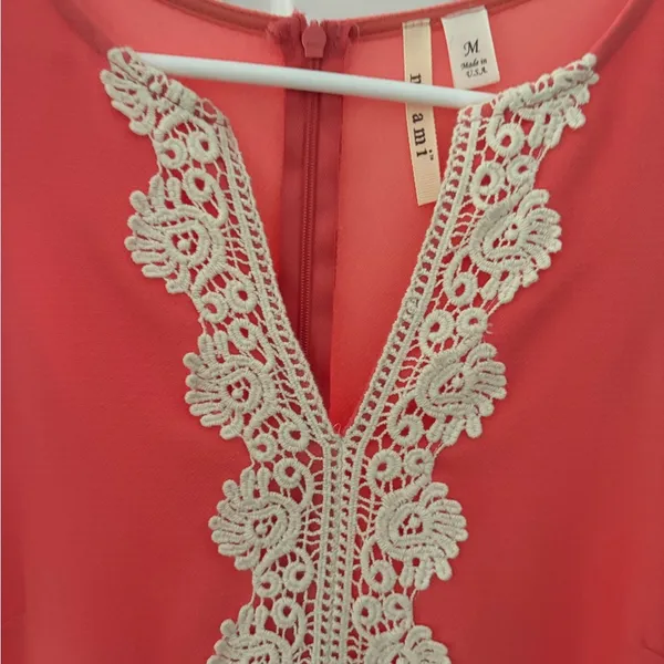 Francesca's Peach Pink Dress - Image 2
