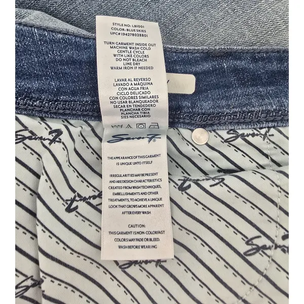 Seven7 Jeans Womens 26 Skinny Blue Skies Limited Edition Blue NEW‎ - Image 7