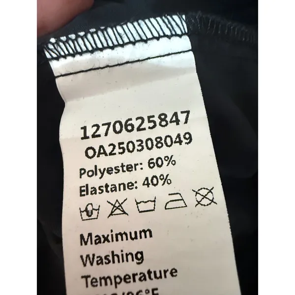 Commense Black Wide Leg Pants Size Small Stretch Resort Vacation - Image 7