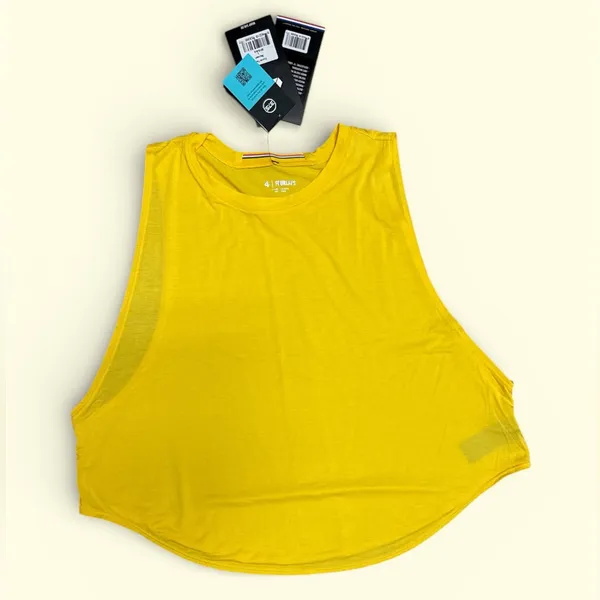 NWT FOUR LAPS Yellow Tank Top Size Large - Image 11