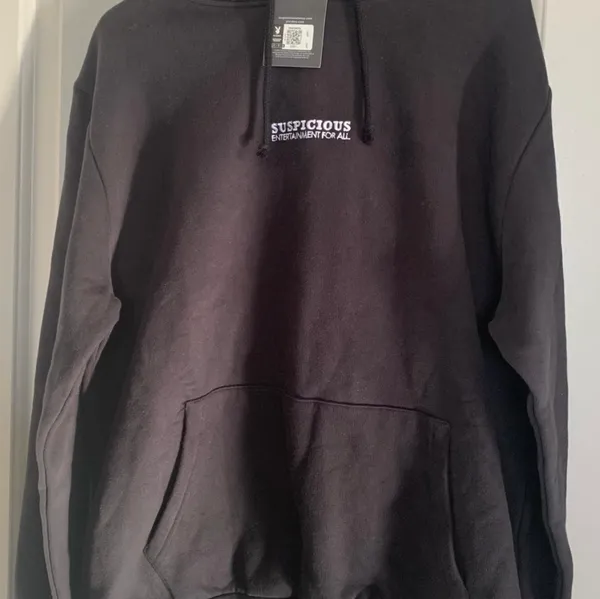 SUSPICIOUS ANT WERP PLAYBOY HOODIE Black Size M - Image 3