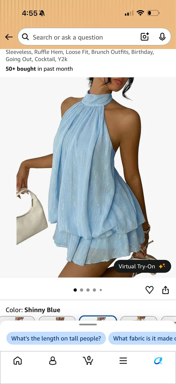 Amazon Halter Dress Mini - Image 2