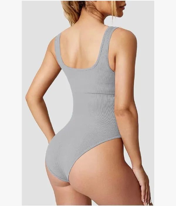 Amazon Light Blue Shape-wear Bodysuit - Image 4
