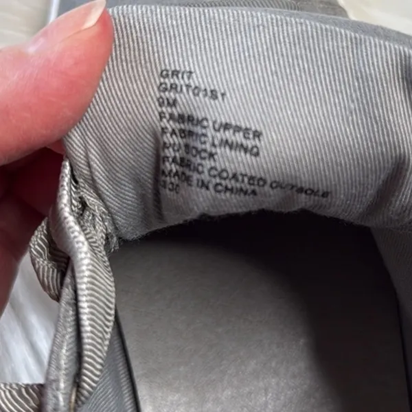 Steve Madden Gray Grit Pearl and Rhinestone Embellished Platform Sneakers - Image 9