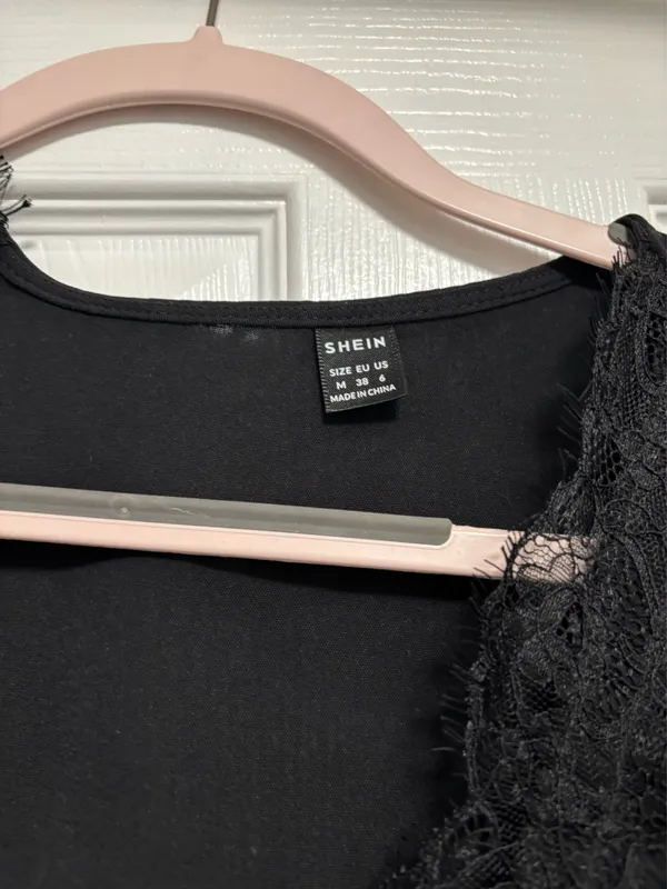 Shein Tie Crop Top - Image 2