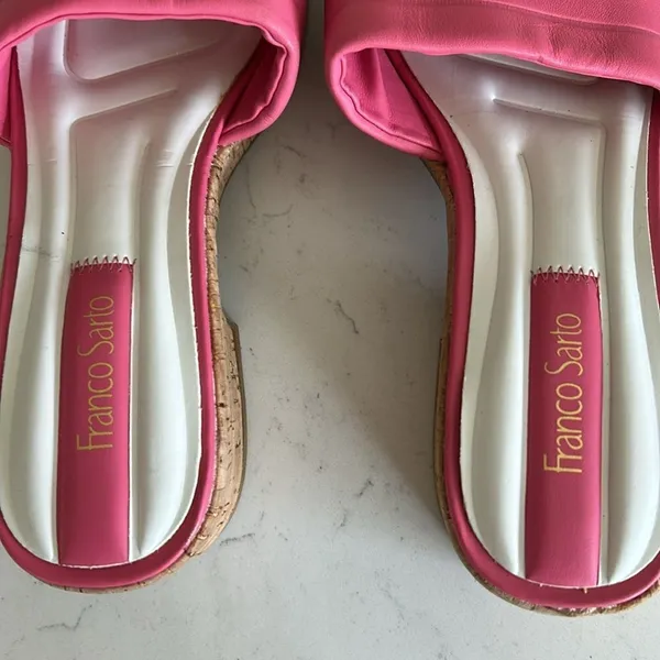 Franco Sarto Women's Pony Slide Sandal, Pink, Size 8, NWOT - Image 6