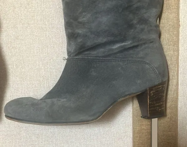 Women's grey hush puppies Suede Knee-High Boots 7.5 - Image 3