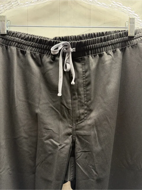 Grey's Anatomy NWT Black 5 Pocket Elastic Contrast Drawcord Scrub Pants Large - Image 2