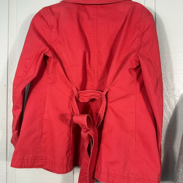 Gap Red Women’s Peacoat Size Medium EUC - Image 7