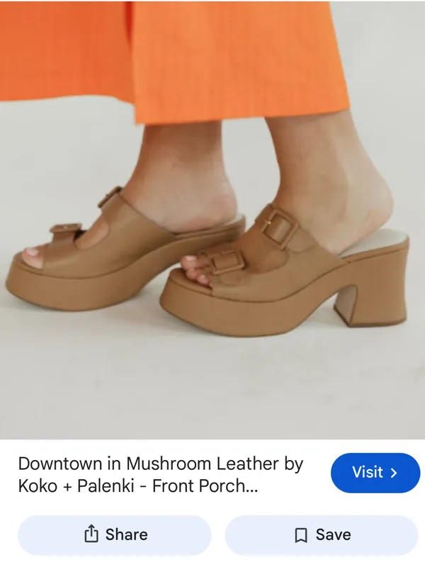 NEW Koko + Palenki Downtown platform slide sandals - Image 10