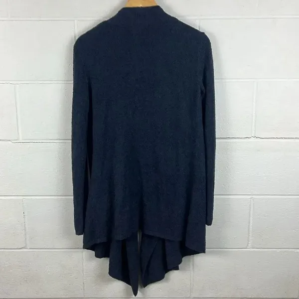 Barefoot Dreams cozy chic lite island wrap navy cardigan - Image 4