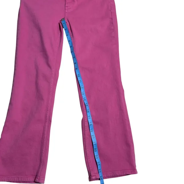 PILCRO The‎ Yaya Mid Rise Flare Jeans Pink Size 27 Stretch Pants - Image 7