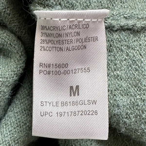 Democracy Space Dye Star Sweater Top Green Blouson Sleeve Ethereal Indie‎ Twee - Image 8