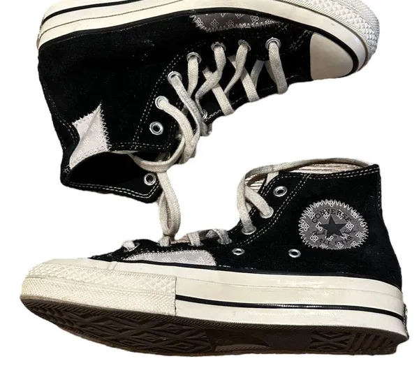 Converse Chuck 70 twisted prep suede high top sneakers - Image 2