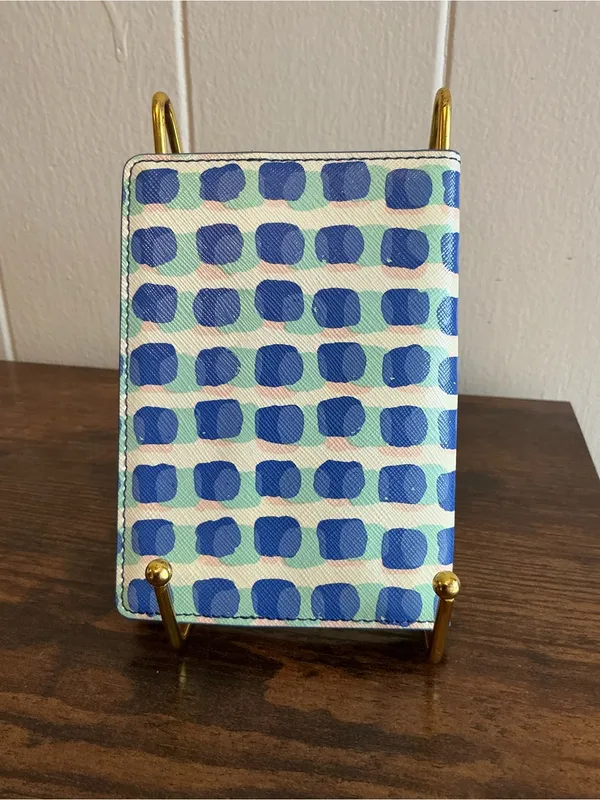 A Rare Vintage Polk A Dot Kate Spade Out Of Stick Passport Holder ID Wallet - Image 2