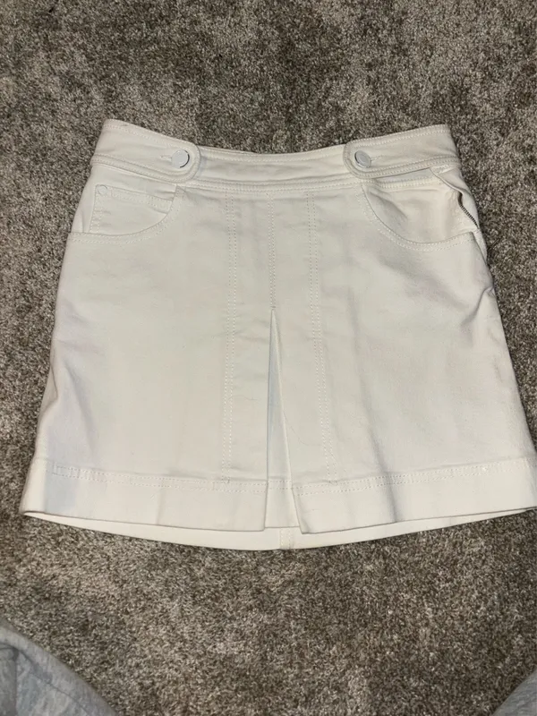 Gucci White Jean Skirt - Image 7