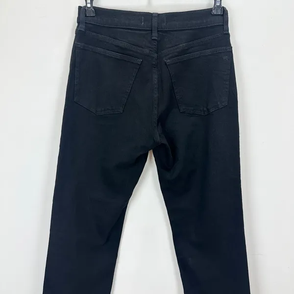 Madewell The Longline Straight Jean Black Frost Comfort Stretch Denim US 28 NWT - Image 10