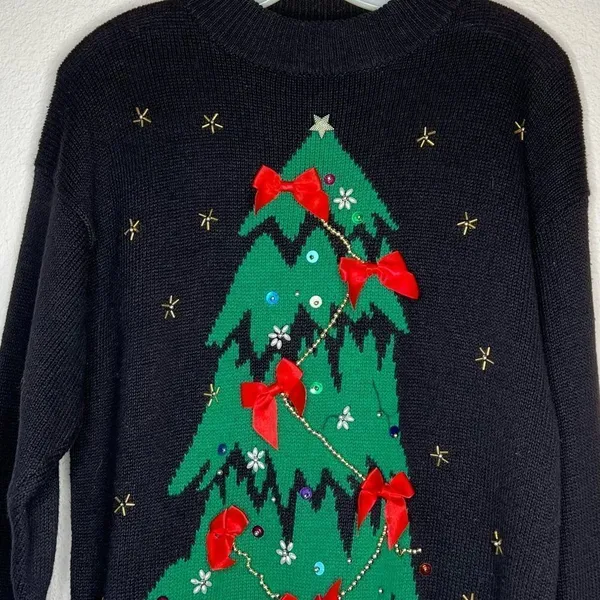 Vintage P'Galli Christmas‎ Sweater - Image 2